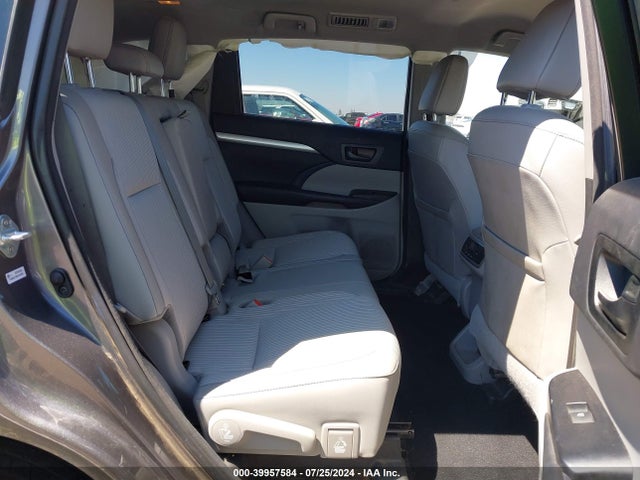 Toyota Highlander Le/le Plus 2017 5TDBZRFH5HS421284 Image 8