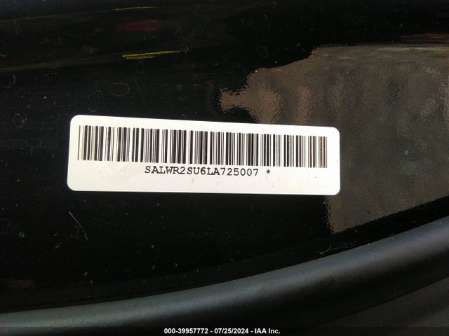 SALWR2SU6LA725007 Land Rover Range Rover Sport Hse Mhev