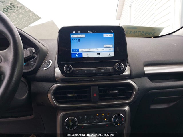 Aukcja sprzedaży 2018 Ford Ecosport Se, vin: MAJ3P1TE5JC201940, numer aukcji: 39957943