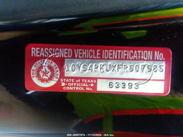 1GYS4PKJXFR607985 Cadillac Escalade Platinum