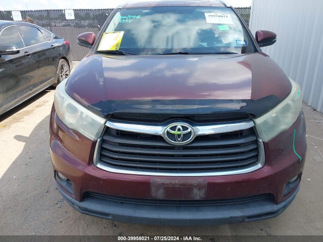 Toyota Highlander Xle V6 2015 5TDKKRFHXFS044162 Image 12