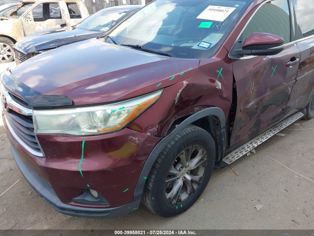 Toyota Highlander Xle V6 2015 5TDKKRFHXFS044162 Image 6