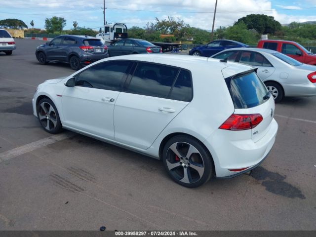 3VW5T7AU0HM065069 Volkswagen Golf Gti Autobahn 4-door/s 4-door/se 4-door/sport 4-door