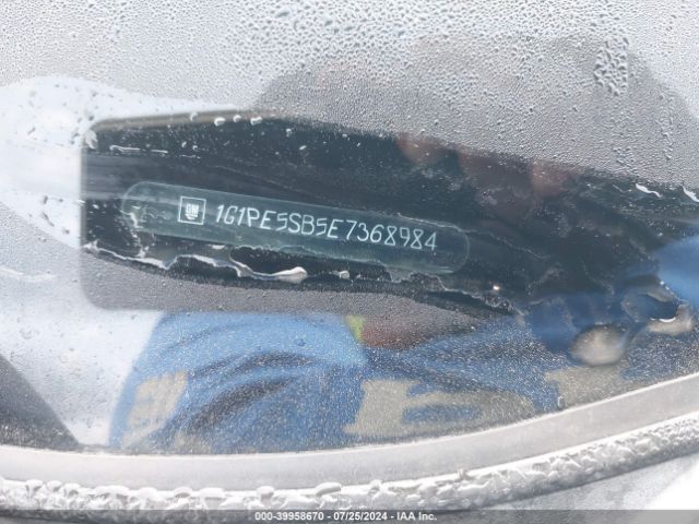 1G1PE5SB5E7368984 Chevrolet Cruze 2lt Auto