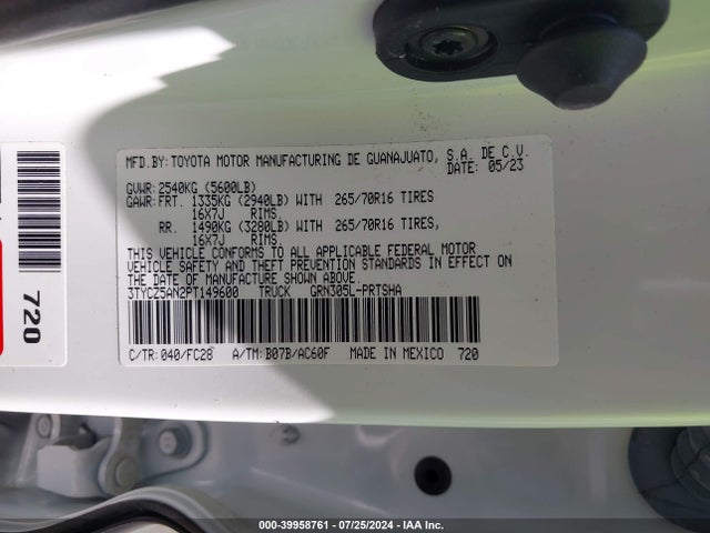 Toyota Tacoma Trail Edition 2023 3TYCZ5AN2PT149600 Image 9
