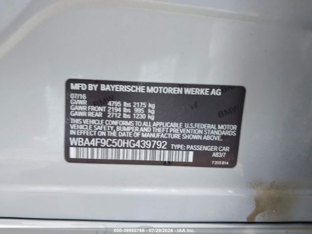 WBA4F9C50HG439792 BMW 430i Gran Coupe Xdrive