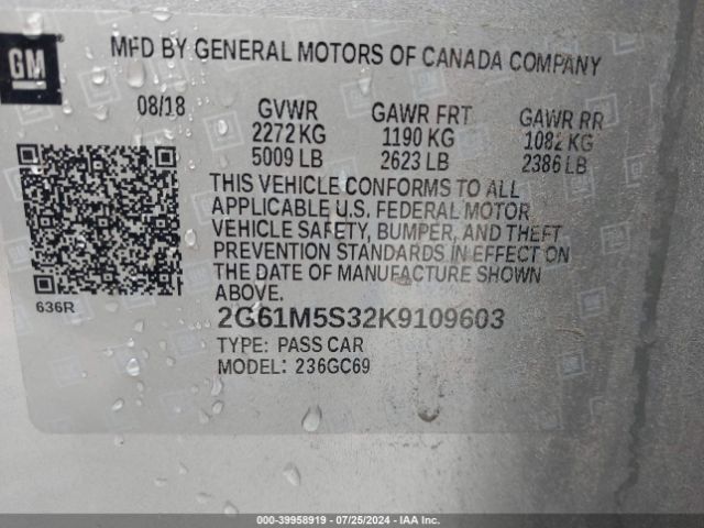 2G61M5S32K9109603 Cadillac XTS LUXURY