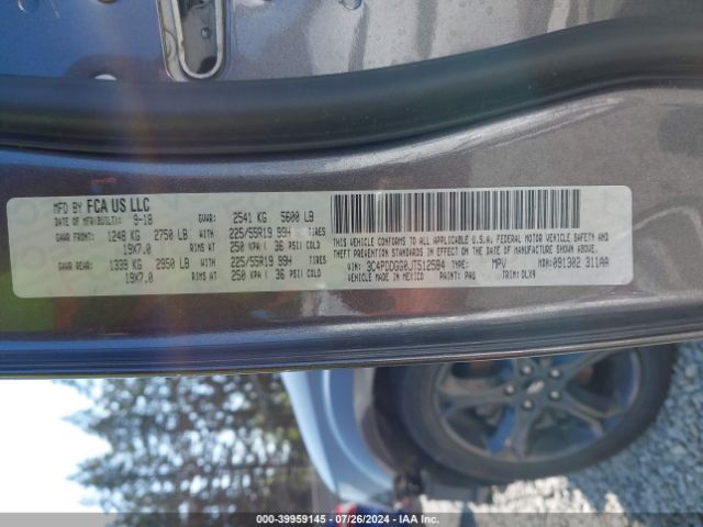 3C4PDDGG0JT512584 Dodge Journey Crossroad Awd