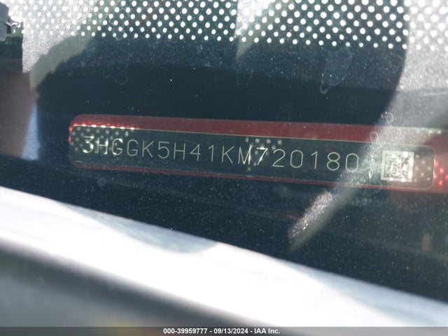 Honda FIT LX 2019 3HGGK5H41KM720180 Image 9