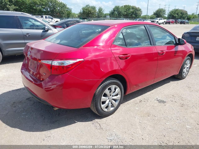 Toyota COROLLA LE 2016 5YFBURHE6GP503873 Image 4