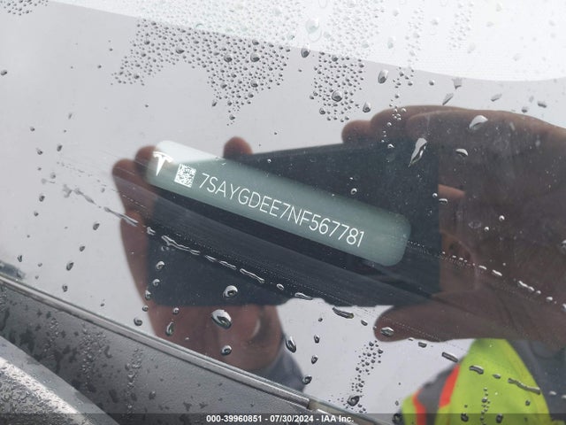 2022 TESLA MODEL Y 7SAYGDEE7NF567781 Photo 8