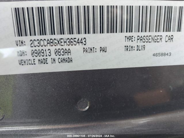 2C3CCABGXEH365443 Chrysler 300 300s