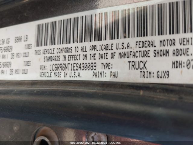 1C6RR6NT1ES430089 RAM 1500 Laramie