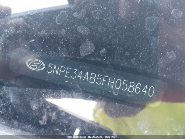 5NPE34AB5FH058640 Hyundai Sonata Sport 2.0t