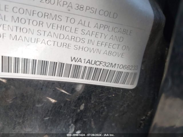 WA1AUCF32M1066233 Audi Q3 Premium 40 Tfsi Quattro Tiptronic