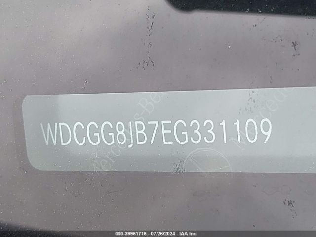 WDCGG8JB7EG331109 Mercedes-Benz Glk 350 4matic