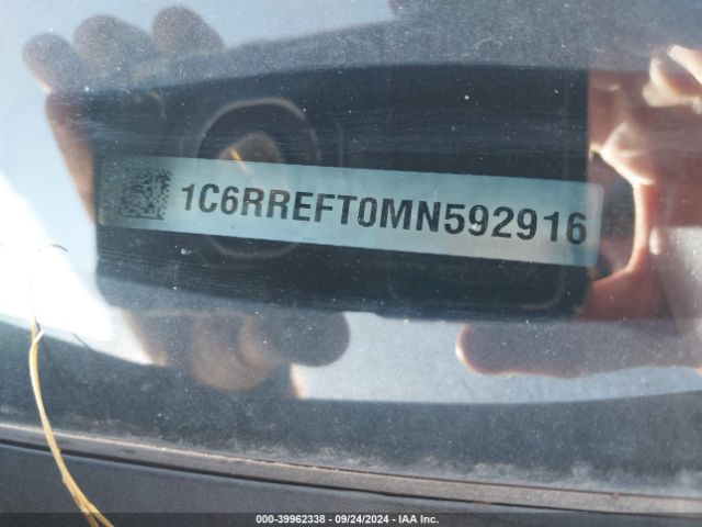 1C6RREFT0MN592916 RAM 1500 Big Horn  4x2 5'7 Box