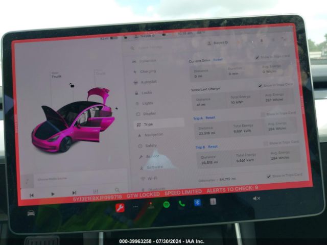 5YJ3E1EBXJF099718 Tesla Model 3 Long Range/performance