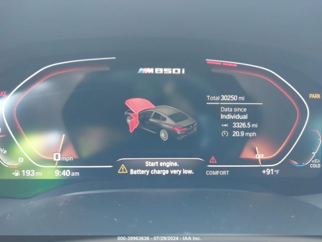 WBAGV8C08LCE42182 BMW M850i Gtan Coupe Xdrive