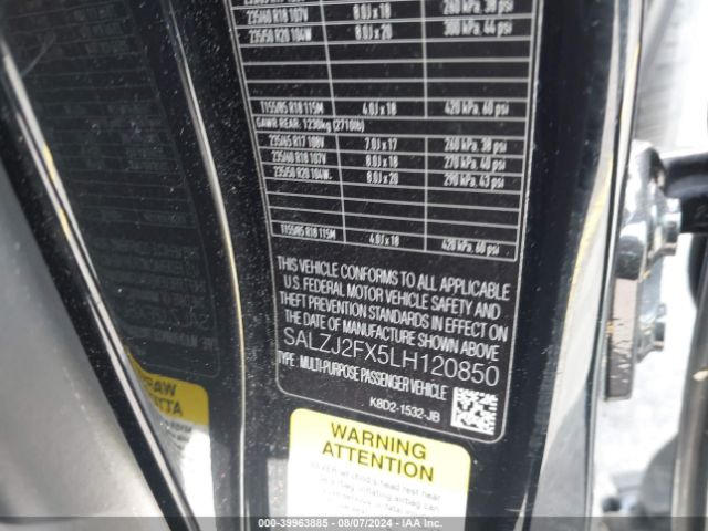 SALZJ2FX5LH120850 Land Rover Range Rover Evoque S