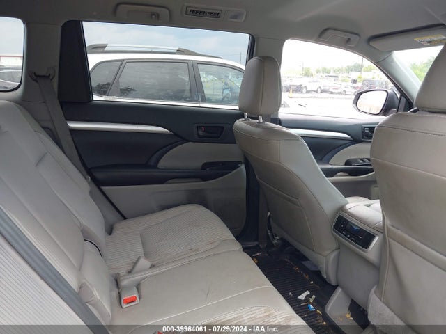 Toyota Highlander Le Plus 2017 5TDBZRFH6HS457176 Image 8