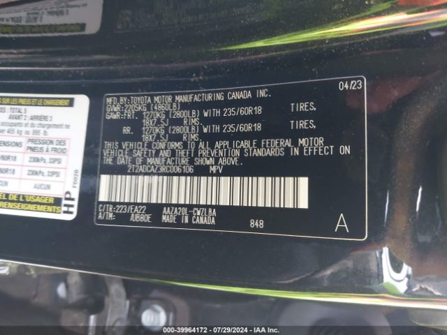 2T2ADCAZ3RC006106 Lexus NX 250
