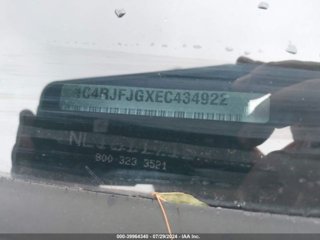 1C4RJFJGXEC434922 Jeep Grand Cherokee Summit