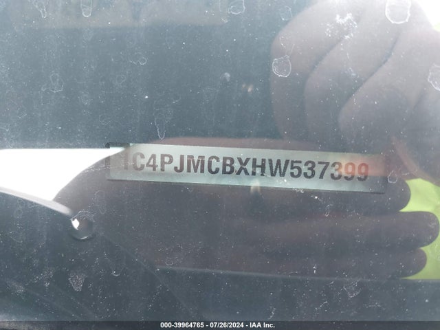 1C4PJMCBXHW537399 Jeep Cherokee Latitude 4x4