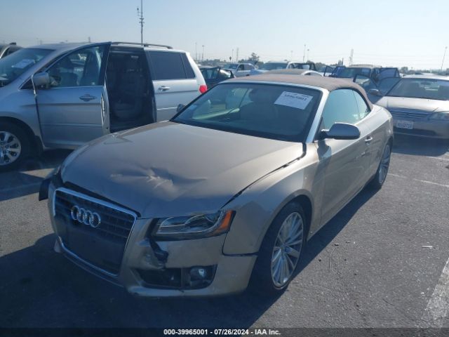 2010 AUDI A5 WAUTFAFH8AN015863 Photo 1