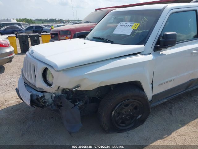 1C4NJPBA5HD149557 Jeep Patriot Sport Fwd