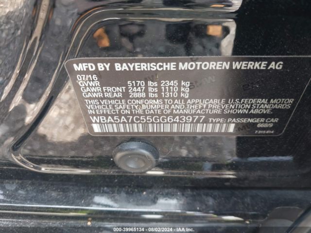 WBA5A7C55GG643977 BMW 528i Xdrive