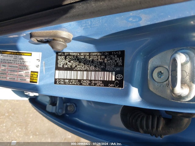 JTDKN3DP7E3051410 Toyota PRIUS PLUG-IN