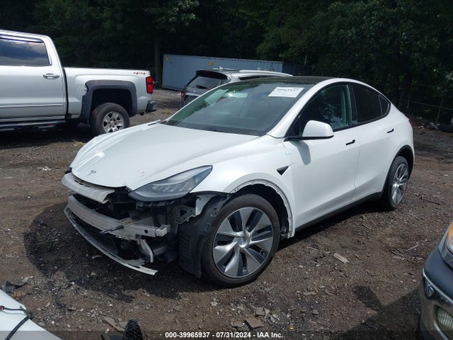 2021 TESLA MODEL Y 5YJYGDEE6MF255074 Photo 1
