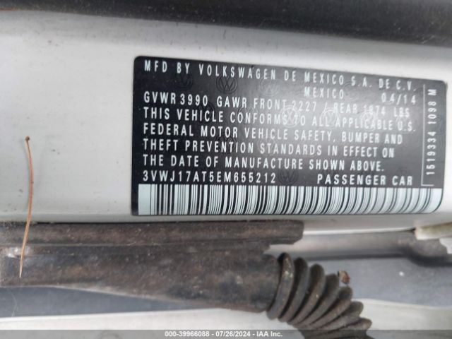 3VWJ17AT5EM655212 Volkswagen Beetle 1.8t