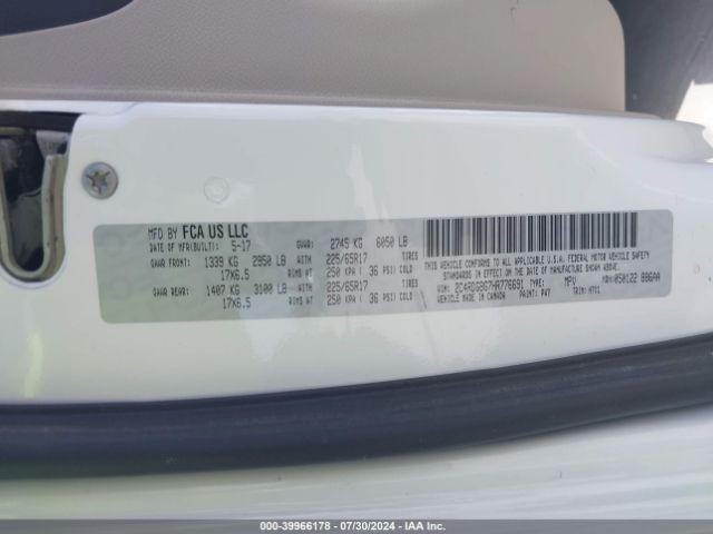 2C4RDGBG7HR776691 Dodge Grand Caravan Se