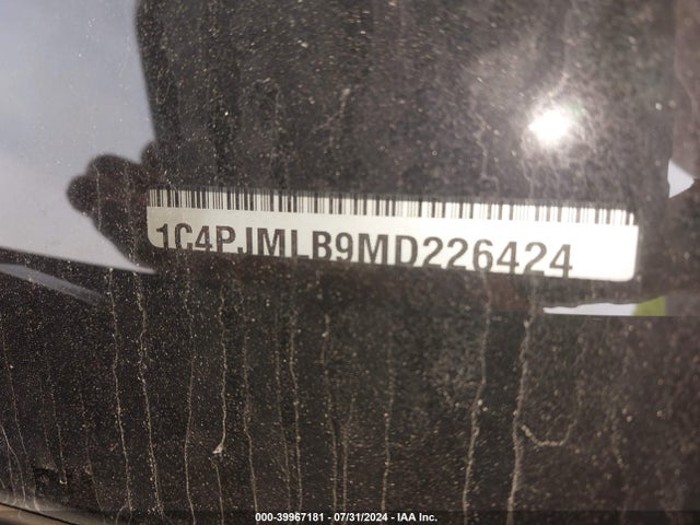 1C4PJMLB9MD226424 Jeep Cherokee Altitude 4x4
