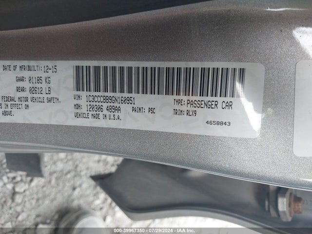 Chrysler 200 S 2016 1C3CCCBB9GN160951 Image 9