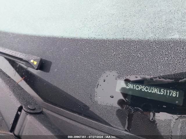 3N1CP5CU3KL511781 Nissan KICKS SV