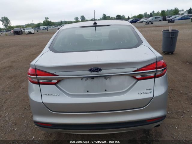 3FA6P0LU7JR172456 Ford Fusion Hybrid Se