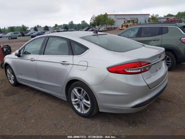 3FA6P0LU7JR172456 Ford Fusion Hybrid Se