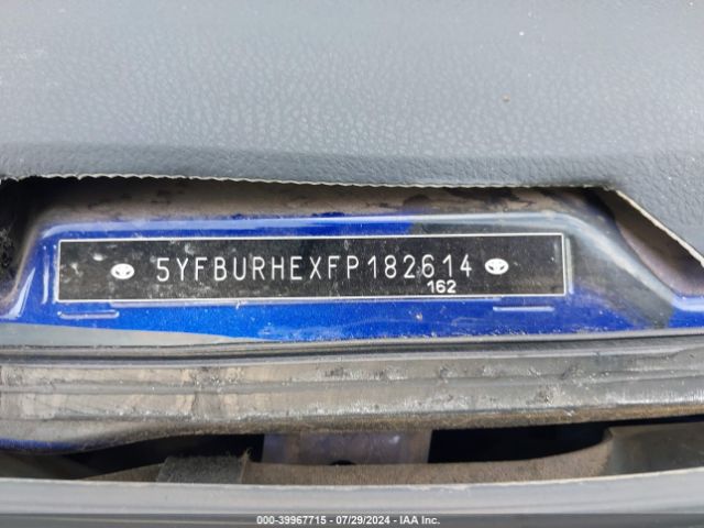 5YFBURHEXFP182614 Toyota Corolla S Plus