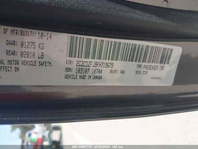 2C3CDZFJ9FH719679 Dodge Challenger R/t Scat Pack