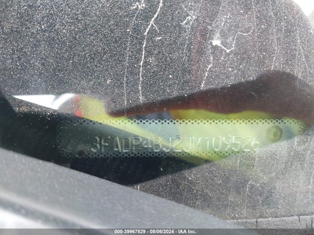 Ford FIESTA SE 2018 3FADP4BJ2JM109526 Image 9