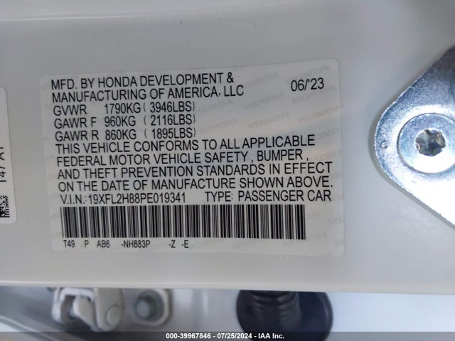 Honda CIVIC SPOR 2023 19XFL2H88PE019341 Image 21