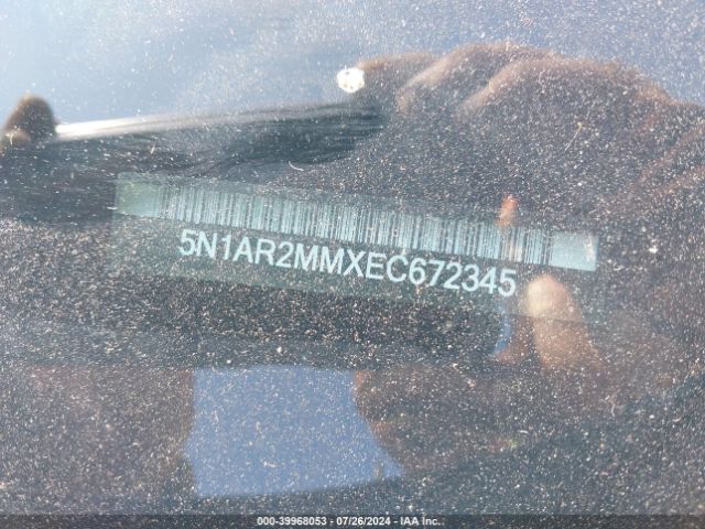 5N1AR2MMXEC672345 Nissan Pathfinder