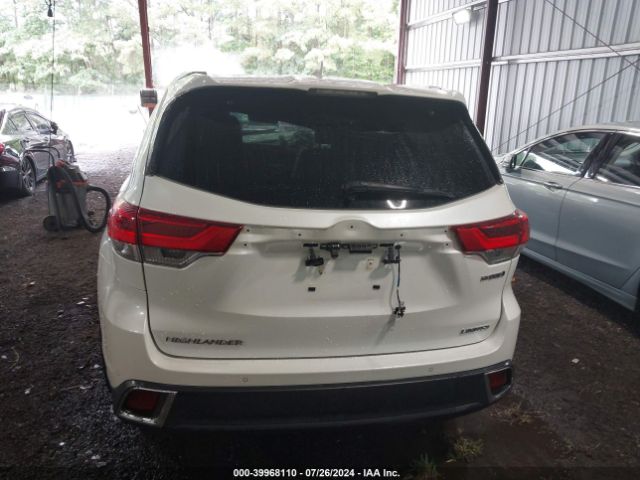 5TDDGRFH2JS048340 Toyota Highlander Hybrid Limited Platinum
