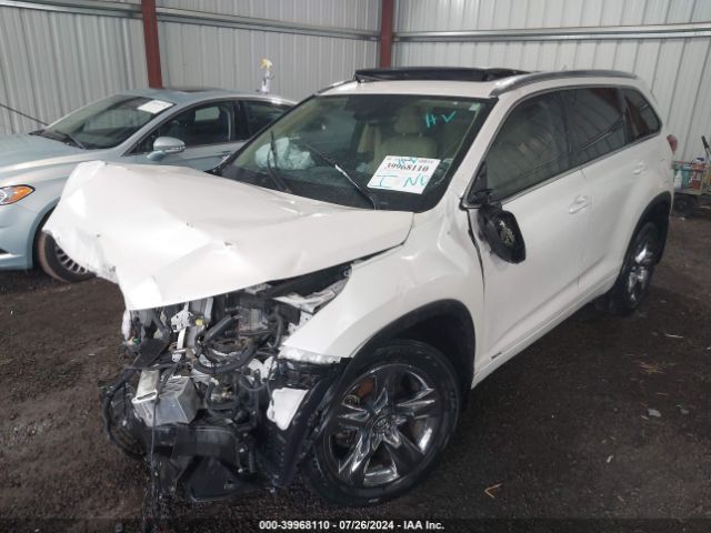5TDDGRFH2JS048340 Toyota Highlander Hybrid Limited Platinum