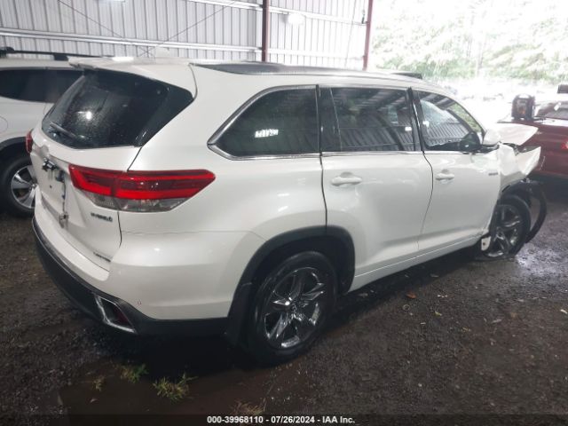 5TDDGRFH2JS048340 Toyota Highlander Hybrid Limited Platinum