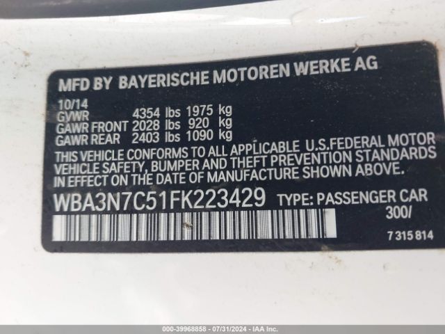 WBA3N7C51FK223429 BMW 428i