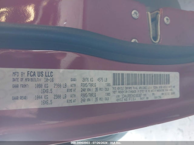 1C4NJRBB3HD165387 Jeep Patriot Sport 4x4
